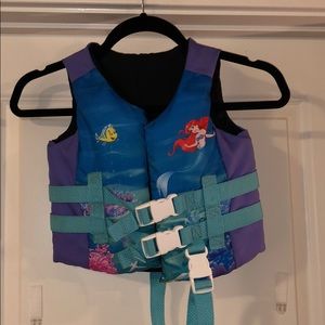 Little mermaid child’s life vest